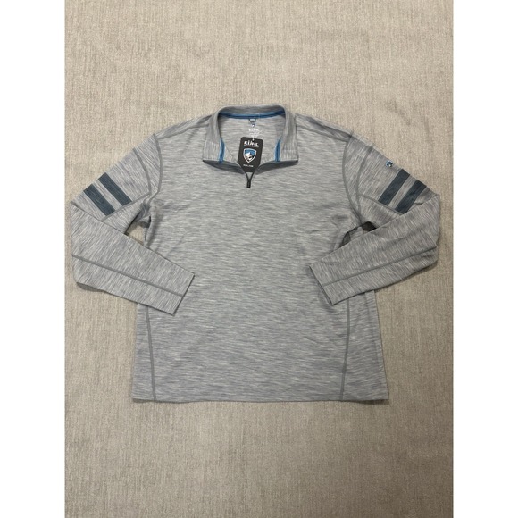 Kuhl Other - NEW Kuhl Team 1/4 Zip Merino Wool Pullover Sweater Men's XXL 2XL "Ash" Aeroknit